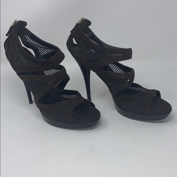 Fendi Shoes - Fendi Dark Brown Heels